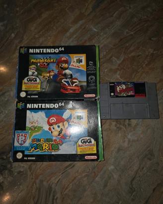 Lotto Nintendo 64 Mario Kart Mario 64 Taz SNES