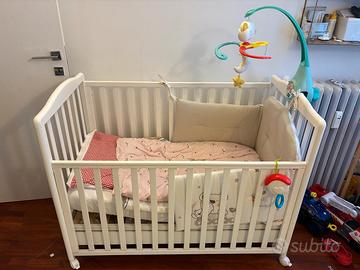 Lettino per bambini con sbarre Italbaby 
