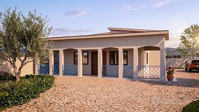 Carini villa unifamiliare con mq 1500 terreno