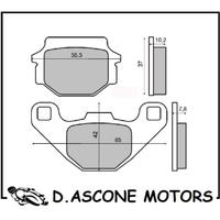 Coppia pastiglie freno posteriori organiche Kawasa