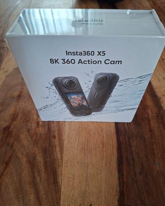 Insta360 X5 8k 360 Action Cam - Nuova