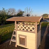 Casetta per gatti giardino