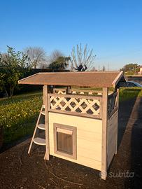 Casetta per gatti giardino