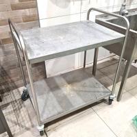 carrello inox per trasporto vivande usato