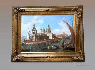 VENEZIA Canal Grande - Olio su tela - 19th century