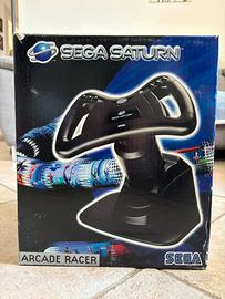 Sega Saturn Arcade Racer volante + scatola