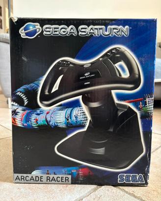 Sega Saturn Arcade Racer volante + scatola
