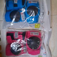 Set gomitiere, ginocchiere e protezioni mani 6 pz