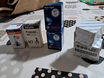 lotto h7  nuove - per cambio auto