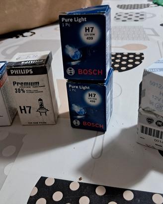 lotto h7  nuove - per cambio auto