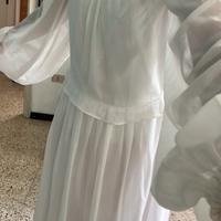 Abaya/ vestito lungo elegante (bianco)