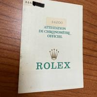Garanzia Rolex Datejust 16200