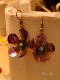 orecchini in reciclo