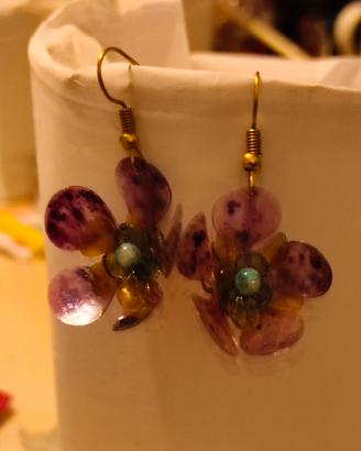 orecchini in reciclo