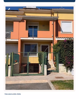 Villetta a schiera, zona residenziale