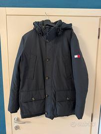 Tommy Hilfiger Parka Piumino Uomo L Blu Navy