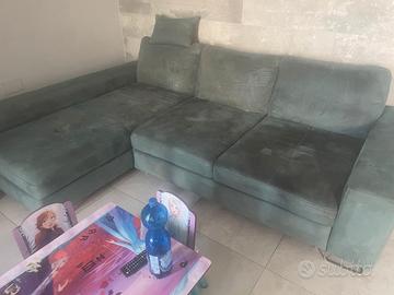 DIVANO LETTO DUE POSTI PIU SCESLONG