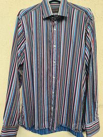 Camicia Etro Uomo Fantasia Righe Multicolor