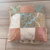 Cuscino fatto a mano pizzo antico
