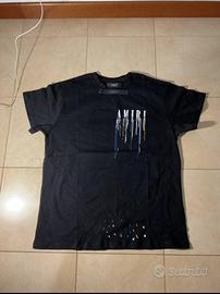 Maglietta Amiri nera uomo