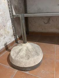 Base in cemento per ombrellone