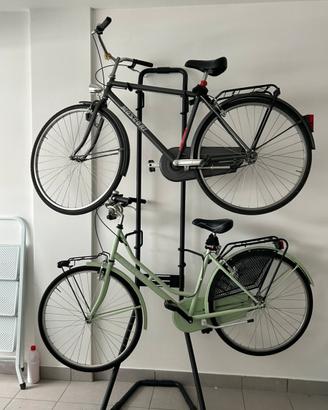 Porta bici a gravità
