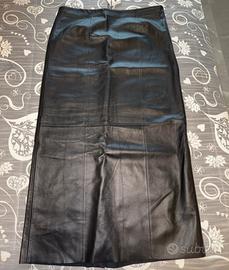 Gonna in pelle 100%