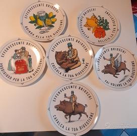 6 piatti brioschi 27 cm