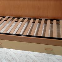 Giroletto singolo con rete a doghe 