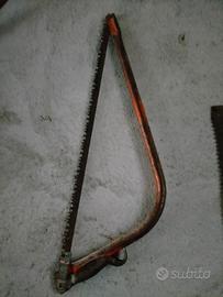 ANTICA SEGA AD ARCO MANUALE PER LEGNO 