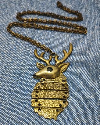 Collana Lunga Renna Bijoux Donna 🦌🎄