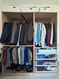 Guardaroba Ikea aperto