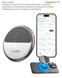 Traduttore Vocale AI InnAIO Clonazione Voce