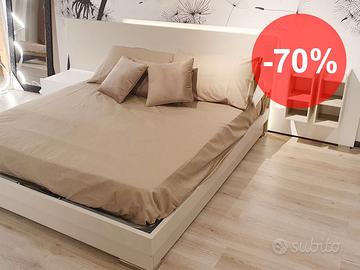 Letto moderno bianco Double Face Fimes