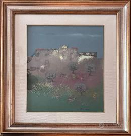 Quadro olio su tela  Manlio Bacosi 38x48