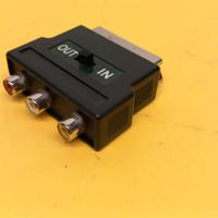 Adattatore da RCA audio/video a SCART con switch,