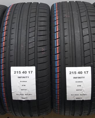 4 GOMME 215 40 17 INFINITY BR873