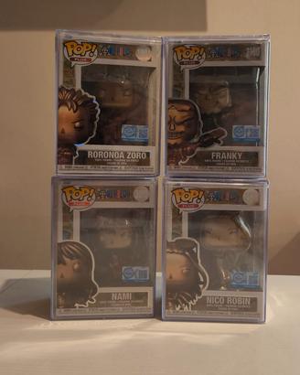Lotto Funko Pop One Piece bronze Zoro , ecc