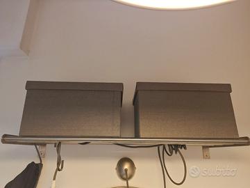 2 Mensole in metallo 80X28 Ikea