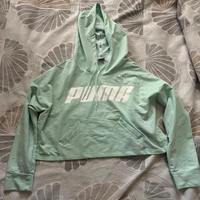 Felpa Puma Verde Menta Donna
