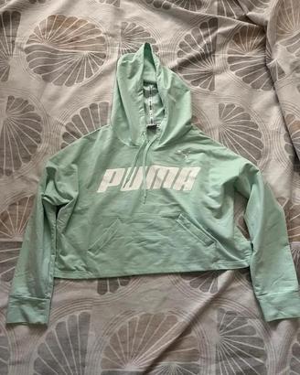 Felpa Puma Verde Menta Donna
