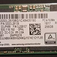 Hard Disk Samsung SSD NVMe M-Key 256GB