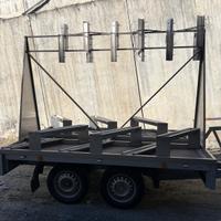 Struttura Porta Bici Artigianale per Carrello