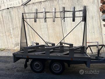 Struttura Porta Bici Artigianale per Carrello