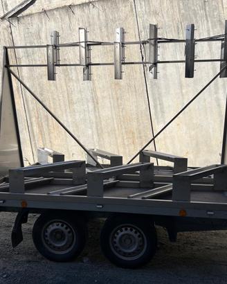 Struttura Porta Bici Artigianale per Carrello