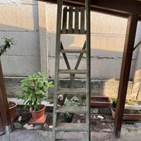 Scala in legno vintage anni 50/60