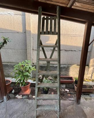 Scala in legno vintage anni 50/60