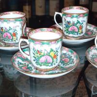 6 (+6 a richiesta) tazz porcellana rose 