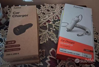HAMA car charger./caricabatterie da auto