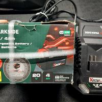🧰Parkside batteria 20v 4ah e caricabatteria 